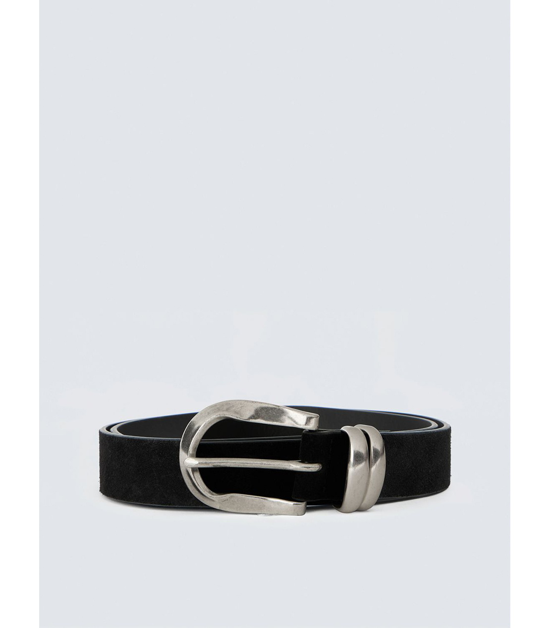 スウェード＆メタルベルト 詳細画像 ブラック 1